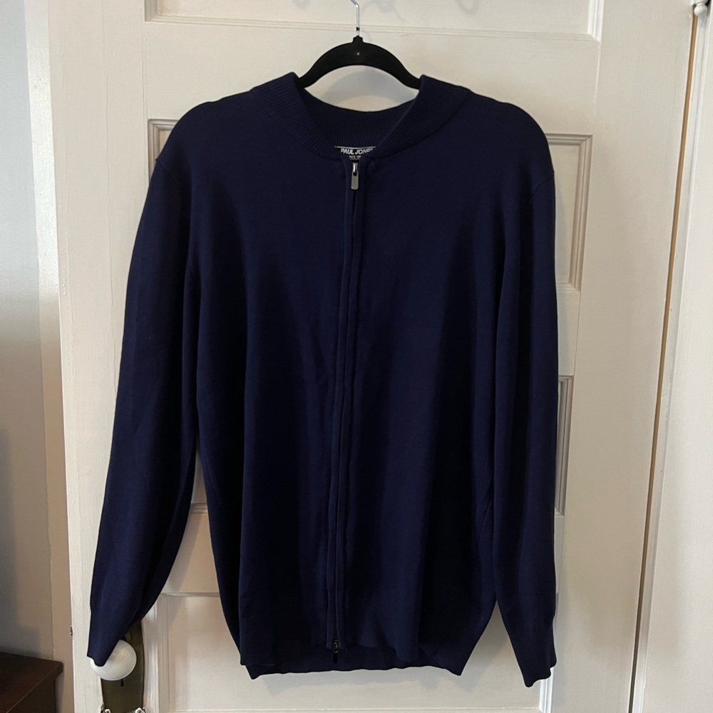 Paul Jones Zip Up Navy Jacket